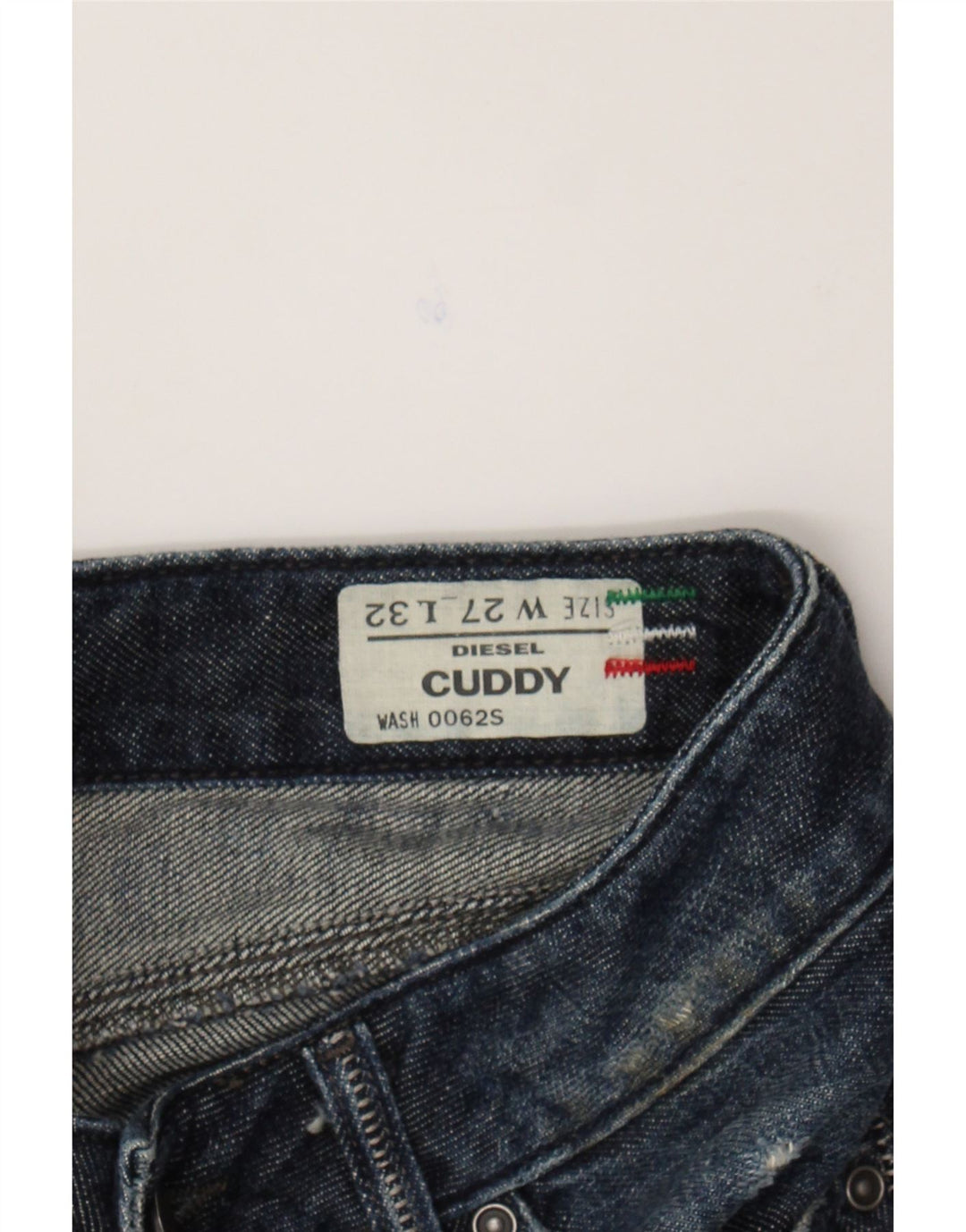 DIESEL Womens Cuddy Slim Jeans W27 L32 Blue Cotton Vintage Diesel and Second-Hand Diesel from Messina Hembry 