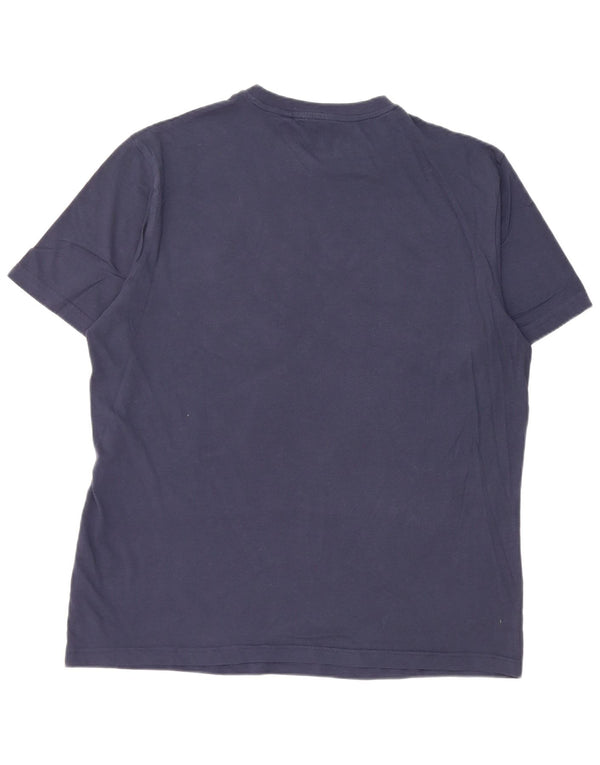 Muška majica kratkih rukava s motivom pingvina, 2XL tamnoplavi pamuk