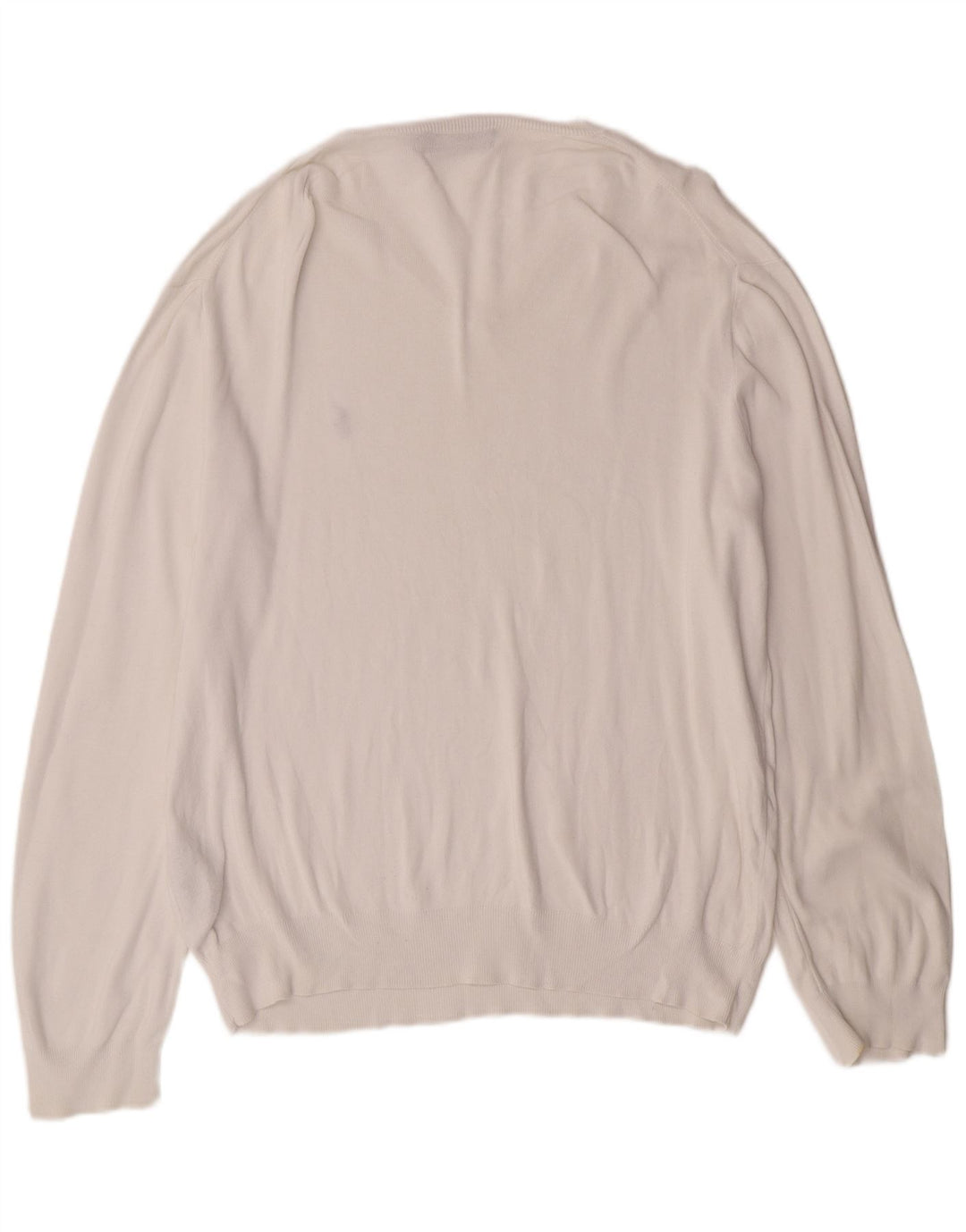 POLO RALPH LAUREN Muški džemper s V-izrezom XL bijeli pamuk