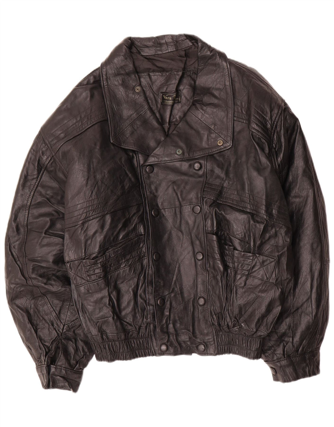 LAVORAZIONE ARTIGIANA muška kožna jakna IT 52 XL crna koža