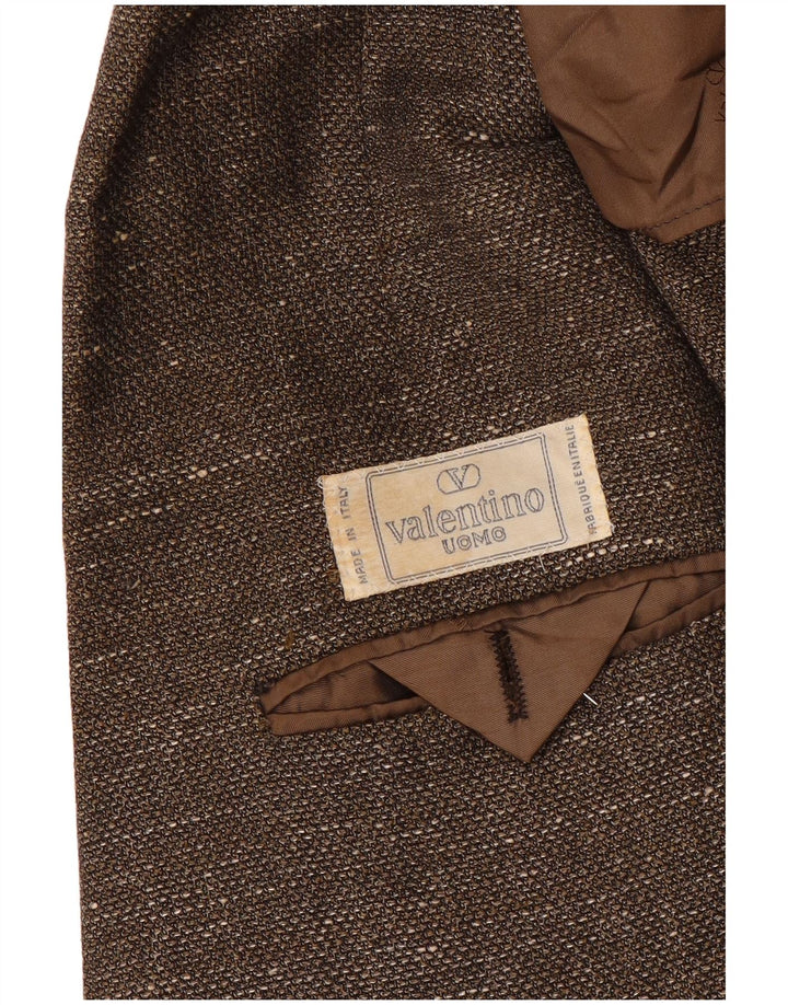 Valentino muški sako sa 2 gumba UK 38 srednje smeđe fleke