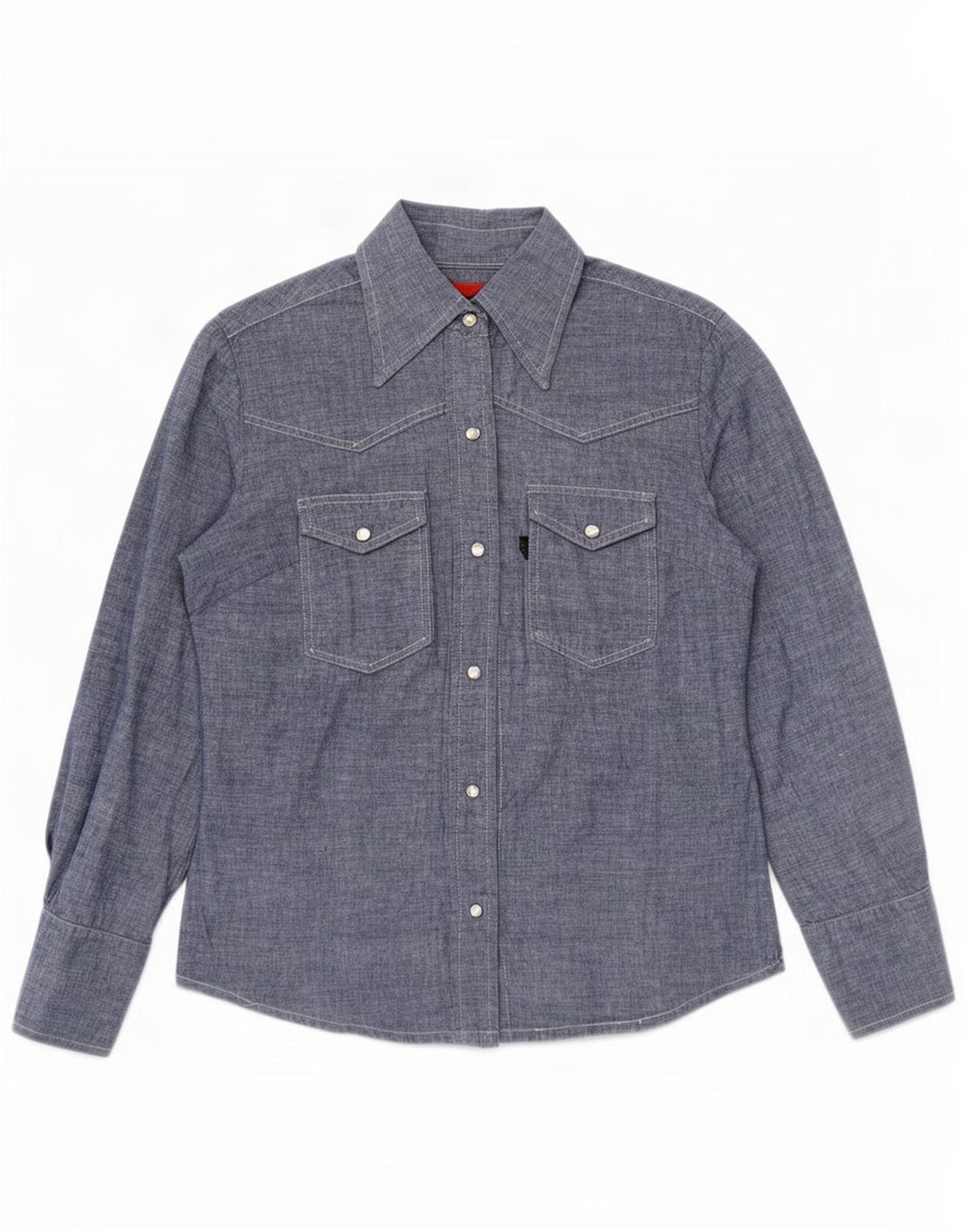 Levi's ženska košulja UK 14 srednje plavi pamuk