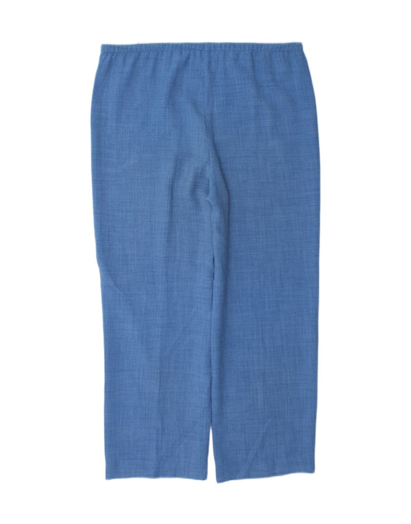 Marks & Spencer ženske ravne ležerne hlače UK 14 Large W36 L28 Plave