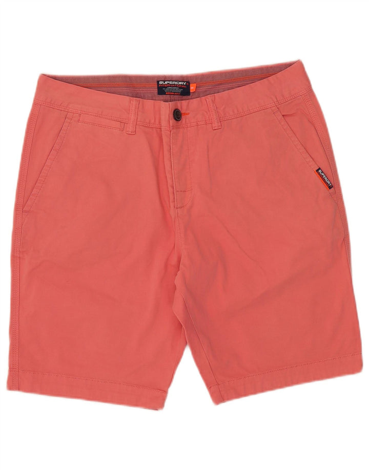 Superdry muške chino kratke hlače W34 veliki ružičasti pamuk