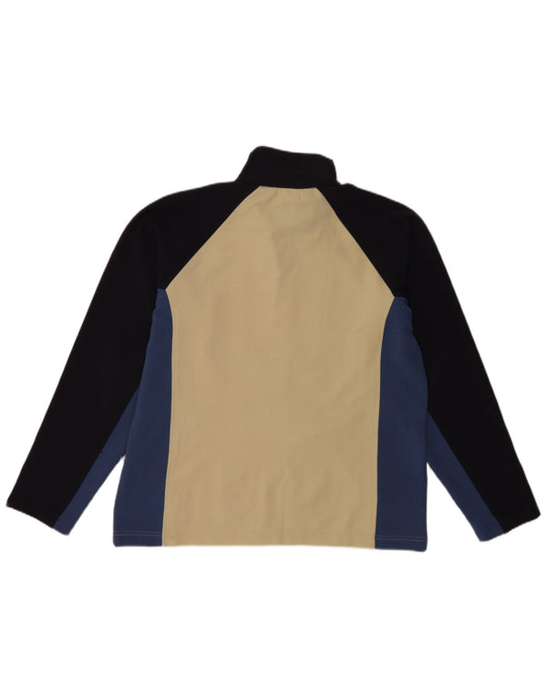 Kappa Mens Tracksuit Top Jacket 2XL Beige Colourblock Polyester