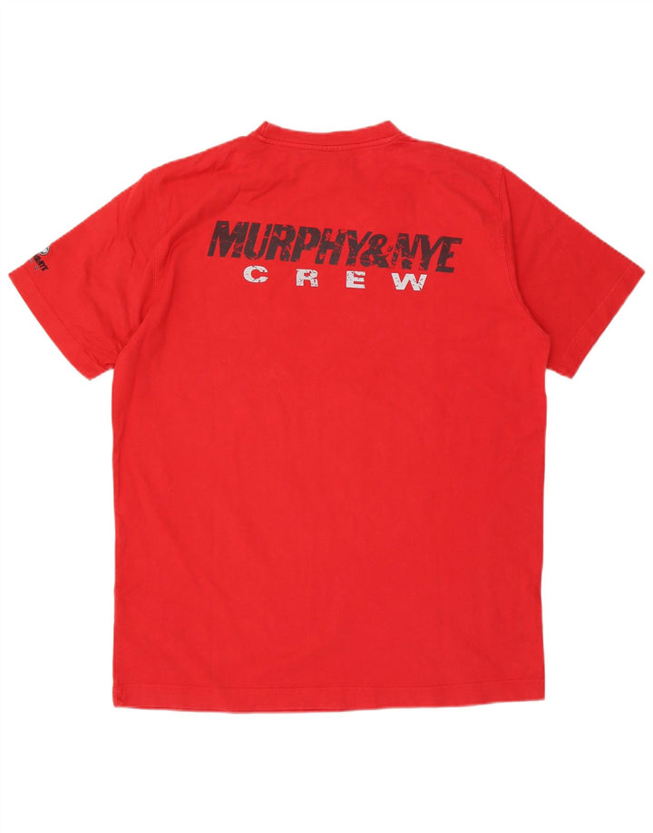Murphy & Nye muška majica kratkih rukava s grafičkim motivima 2XL, crveni pamuk