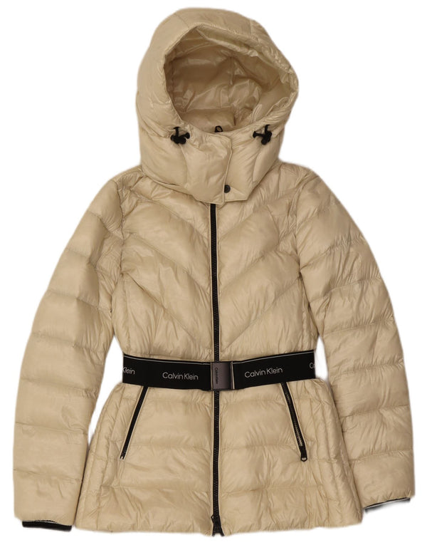 Ženska podstavljena jakna Calvin Klein Graphic UK 10 Small Off White Colourblock