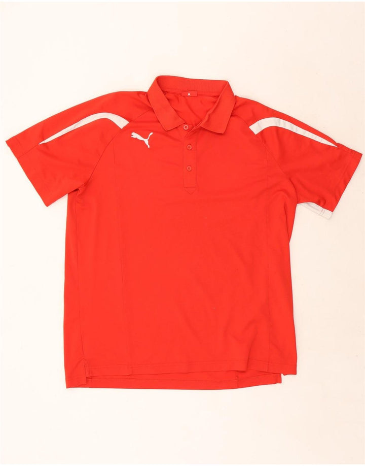 Puma muška polo majica 2XL Red Colourblock