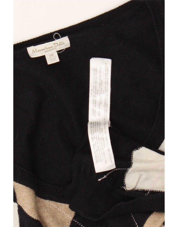 Massimo Dutti ženski džemper s veznim izrezom UK 12 srednje tamnoplava