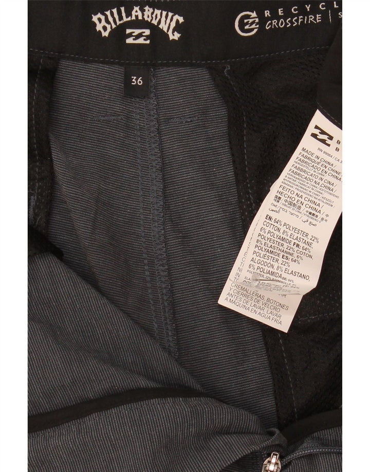 Billabong muške chino kratke hlače W36 veliki sivi flekasti poliester