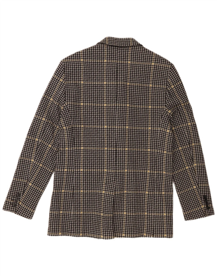 Zara muška jakna s dvostrukim kopčanjem UK 40 Large Grey Houndstooth
