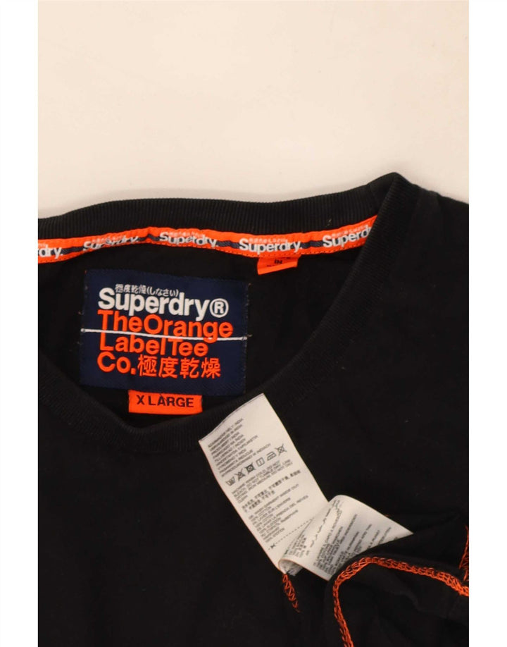 Superdry muška majica XL crni pamuk