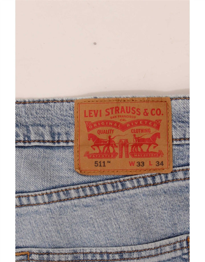 Levi's muške 511 uske traperice W33 L34 Plave
