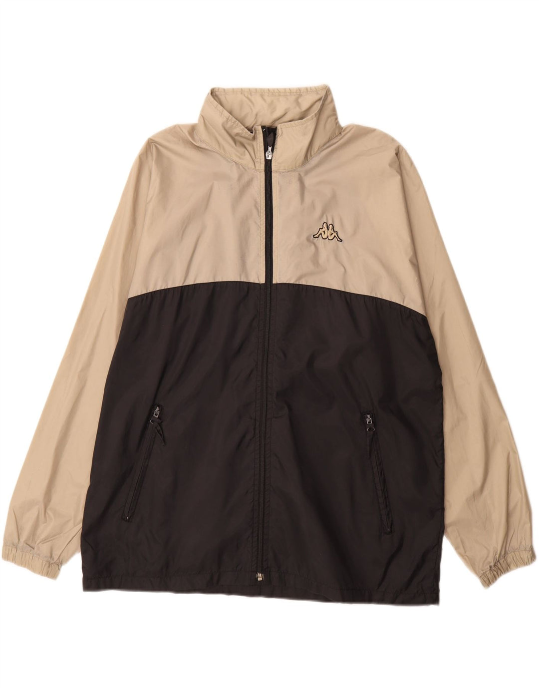 Kappa muška kišna jakna s patentnim zatvaračem UK 38 srednje bež najlon u boji