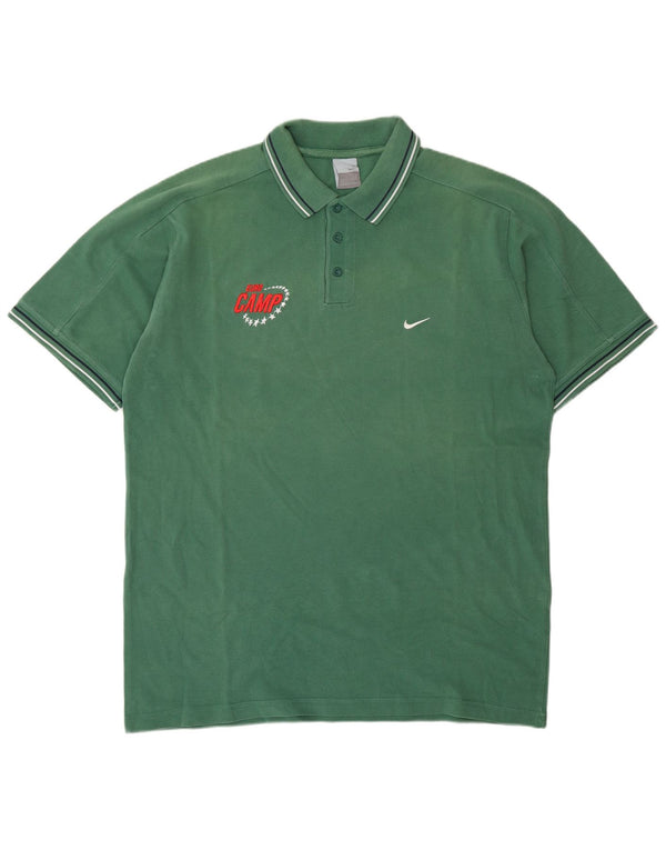 Nike muška polo majica UK 45/47 XL zeleni pamuk