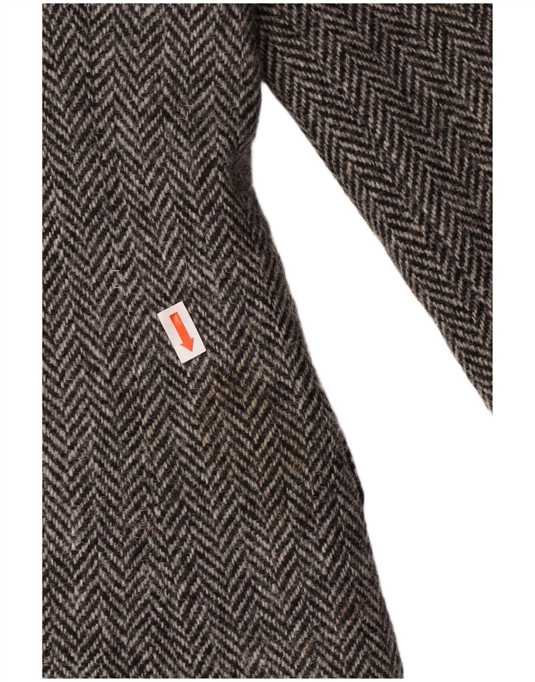 HARRIS TWEED Muška jakna jakna UK 40 Large Grey Herringbone Classic