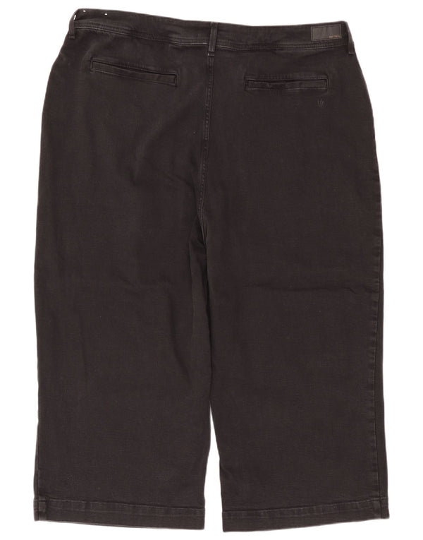 Fat Face ženske kratke traperice visokog struka Keswick UK 22 3XL W44 L22 crne