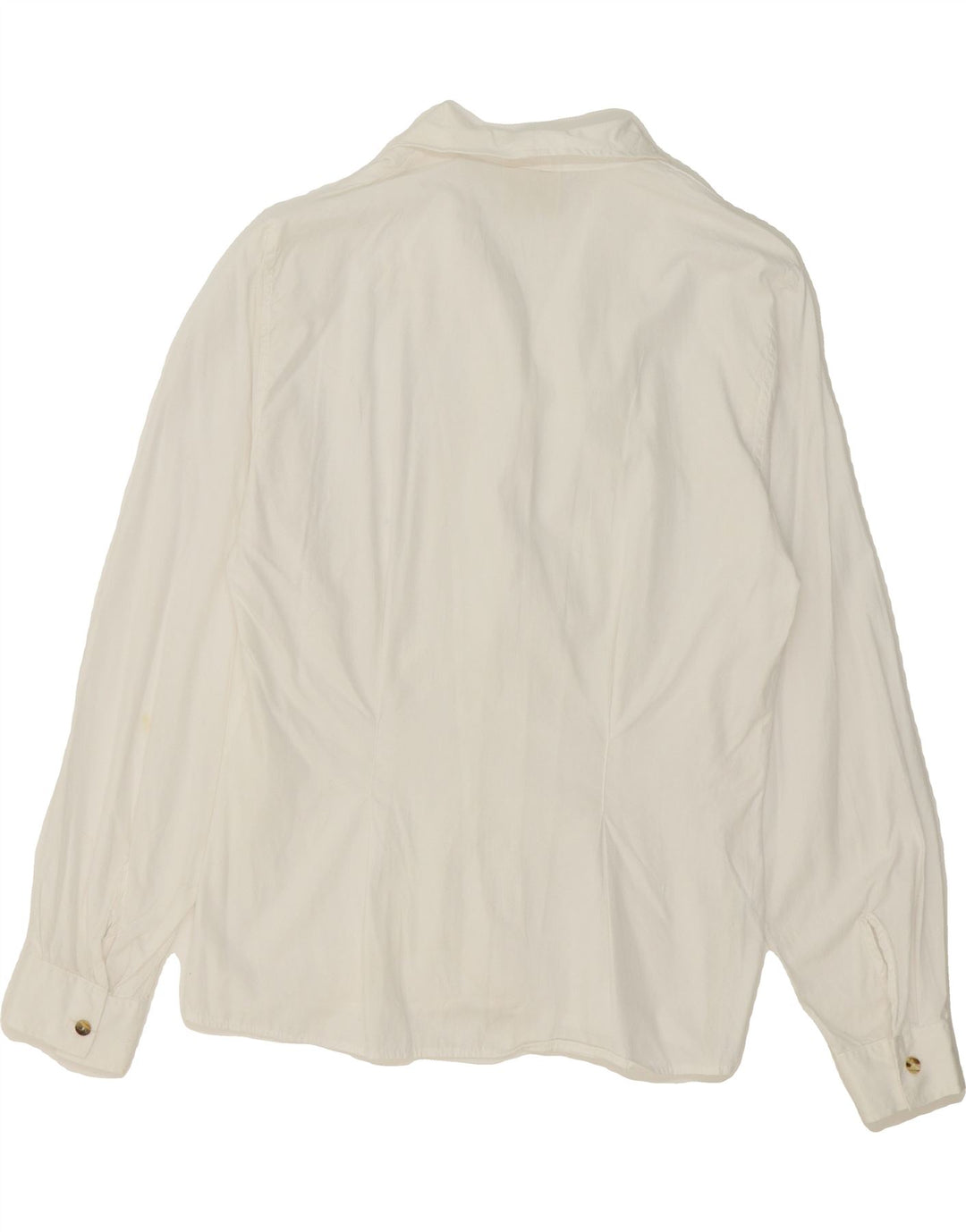 BENETTON Womens Shirt IT 44 Medium White Cotton Vintage Benetton and Second-Hand Benetton from Messina Hembry 