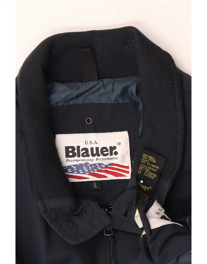 Blauer muška bomber jakna UK 40 Large tamnoplavi najlon
