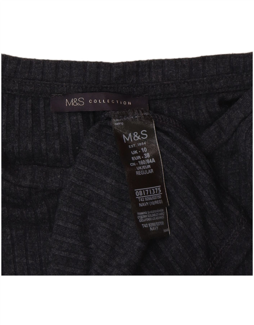 Marks & Spencer Ženska džemper haljina UK 10 Mali sivi poliester
