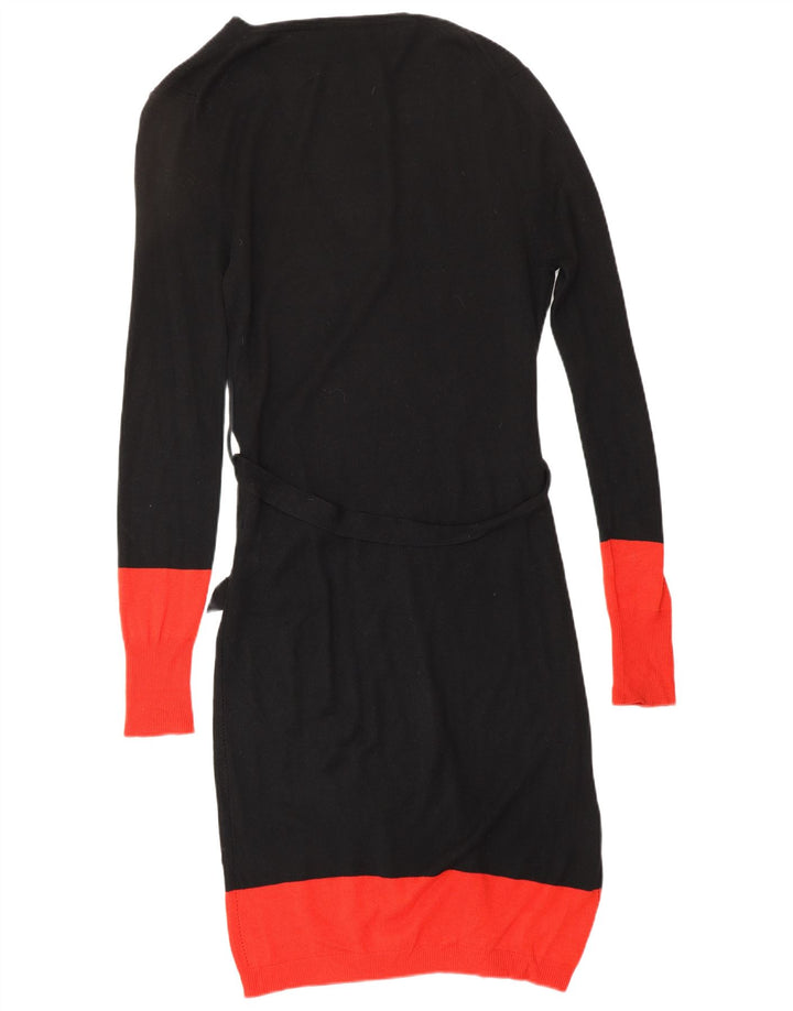 ALEXANDER MCQUEEN Ženska džemper haljina IT 42 srednje crna dizajnerska viskoza