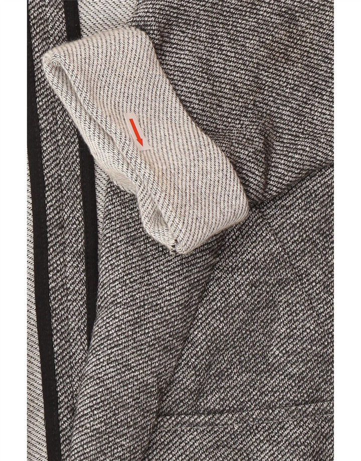 Topshop ženska duga jakna otvorenog sakoa UK 10 Small Gray Colourblock
