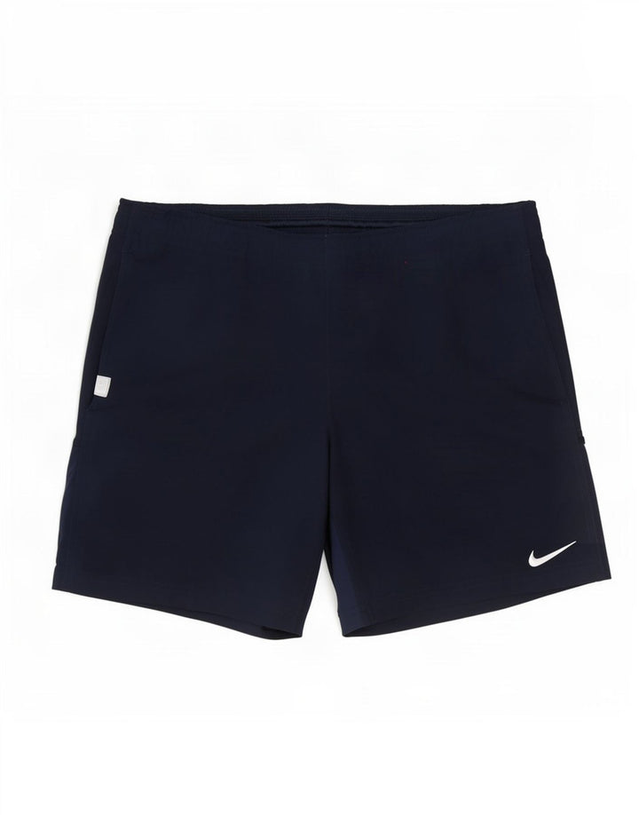 Nike muške Dri Fit sportske kratke hlače male tamnoplave poliesterske boje