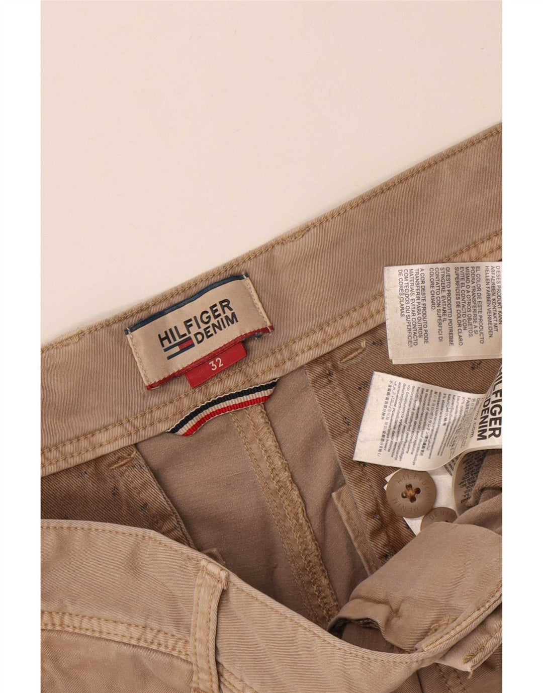 Tommy Hilfiger muške kargo kratke hlače W32 srednje bež pamuk