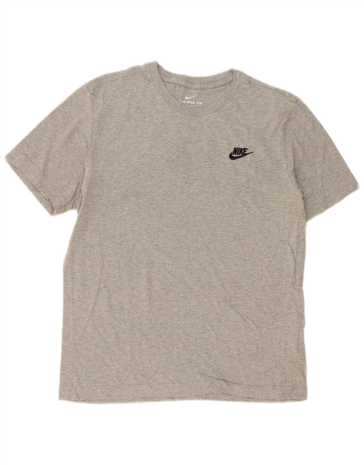 Nike Mens The Tee T-Shirt Top srednje sivi pamuk