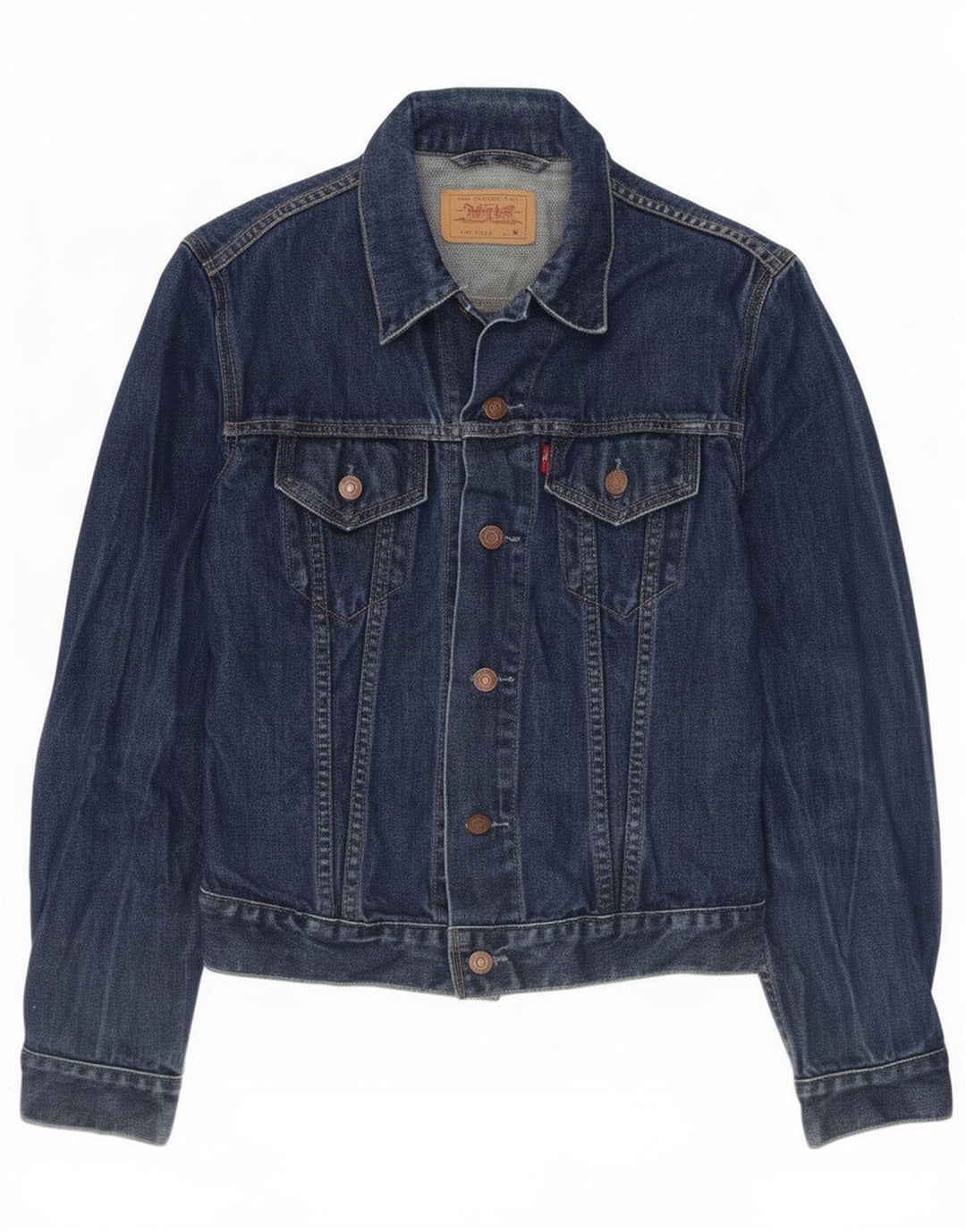 Levi's ženska traper jakna UK 12 srednje tamnoplavi pamuk