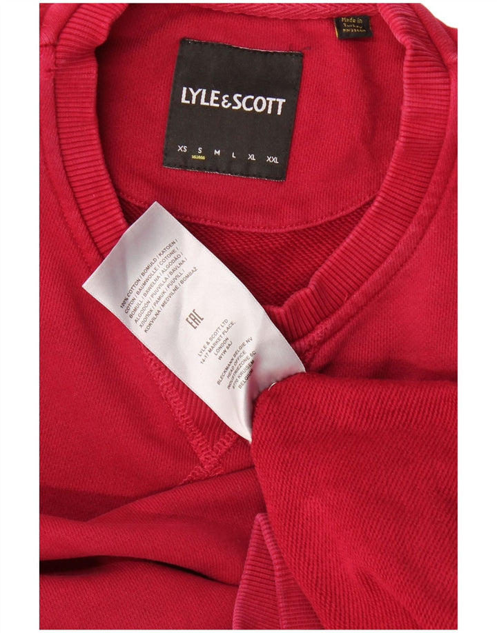 LYLE & SCOTT Muška majica s kratkim rukavima Mali crveni pamuk