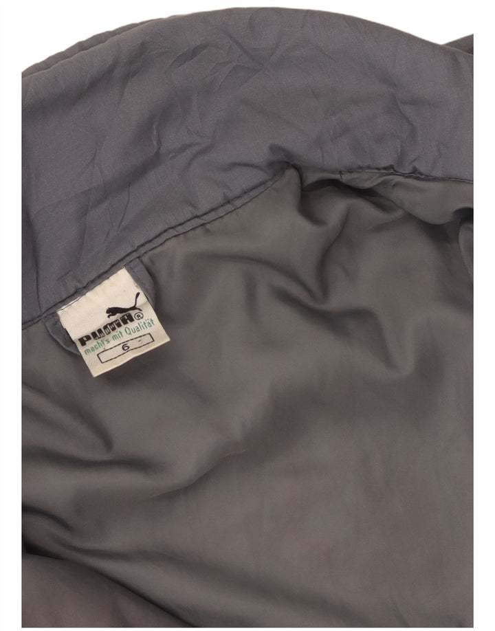 Puma muška bomber jakna UK 40 Large Grey Colourblock poliester