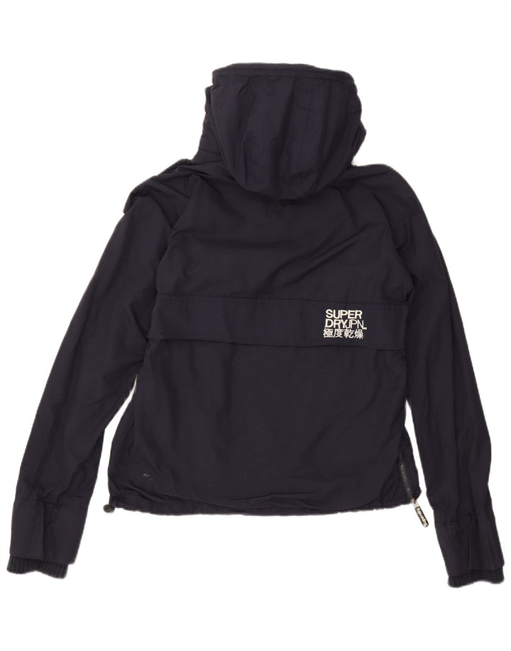 Superdry ženska Windcagoule anorak jakna s kapuljačom UK 14 srednje tamnoplava