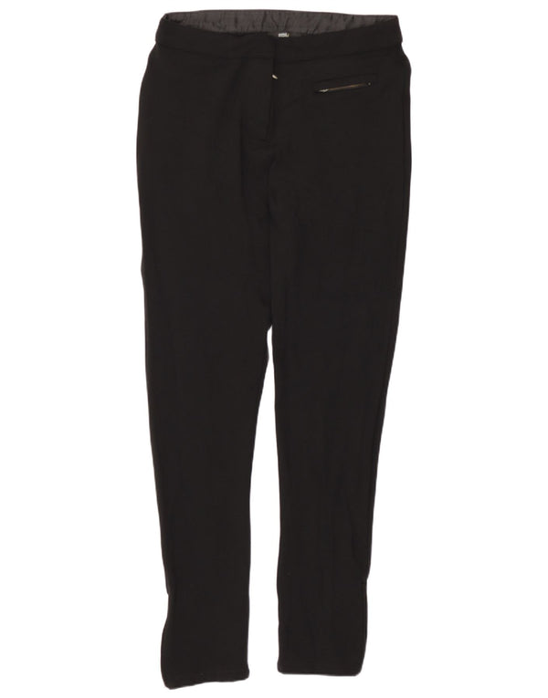 Marks & Spencer Womens Skinny Casual Trousers UK 12 Medium W30 L31 Black