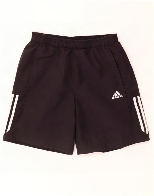 Adidas muške sportske kratke hlače srednje crne boje od poliestera