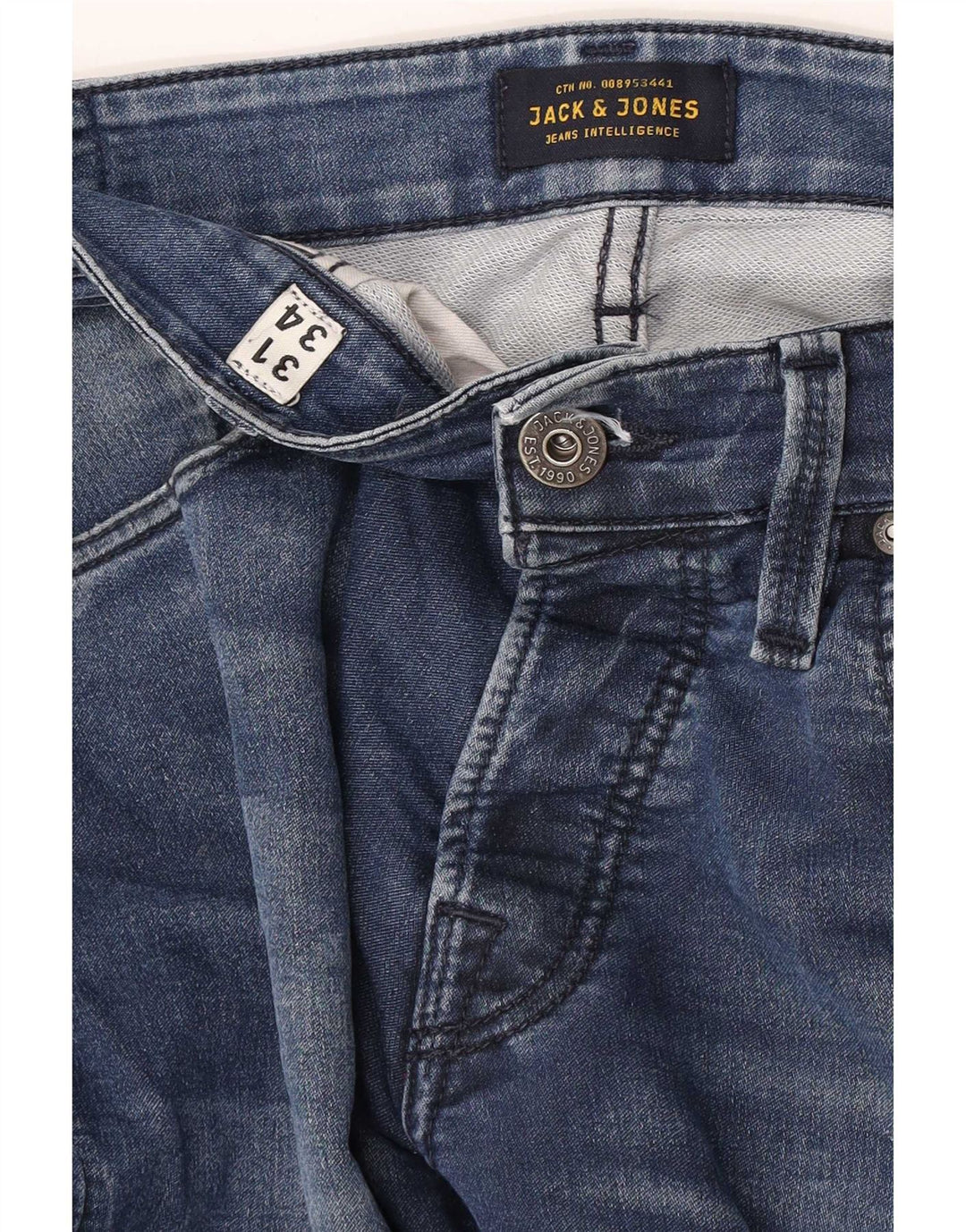 Jack & Jones muške uske traperice GLENN W31 L34 plava