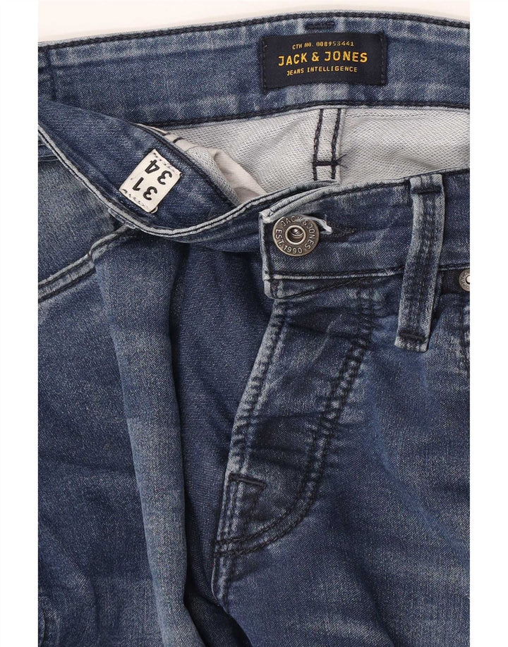 Jack & Jones muške uske traperice GLENN W31 L34 plava