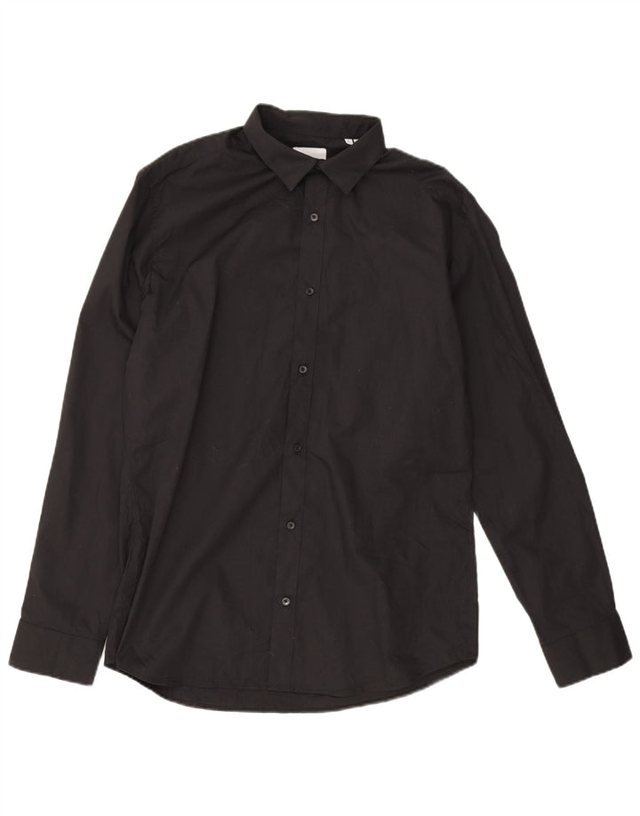 Jack & Jones muška košulja velika crna pamučna