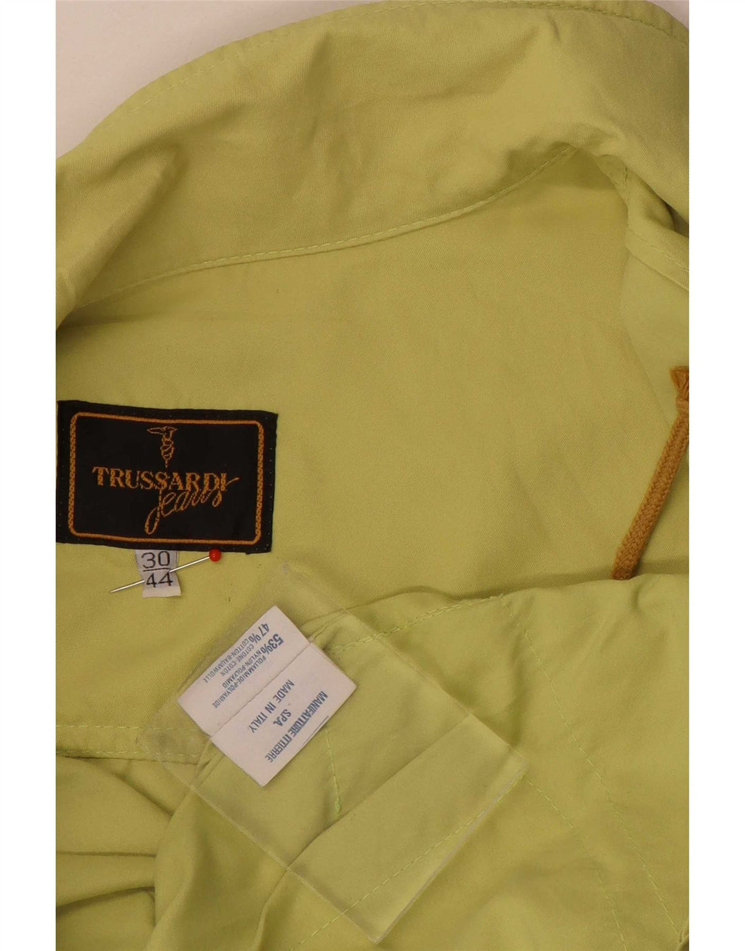 Ženska prevelika bomber jakna Trussardi Jeans IT 44 srednje zelene boje od poliamida
