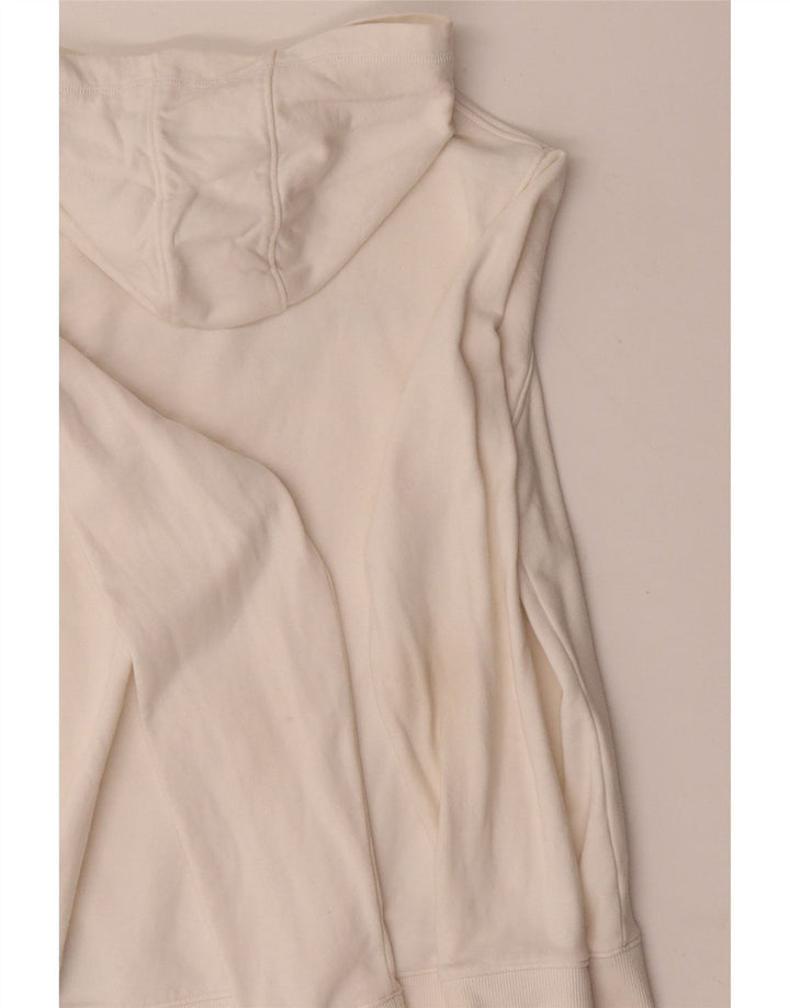 TOMMY HILFIGER Džemper s kapuljačom s kapuljačom za djevojčice 11-12 godina, bijeli pamuk