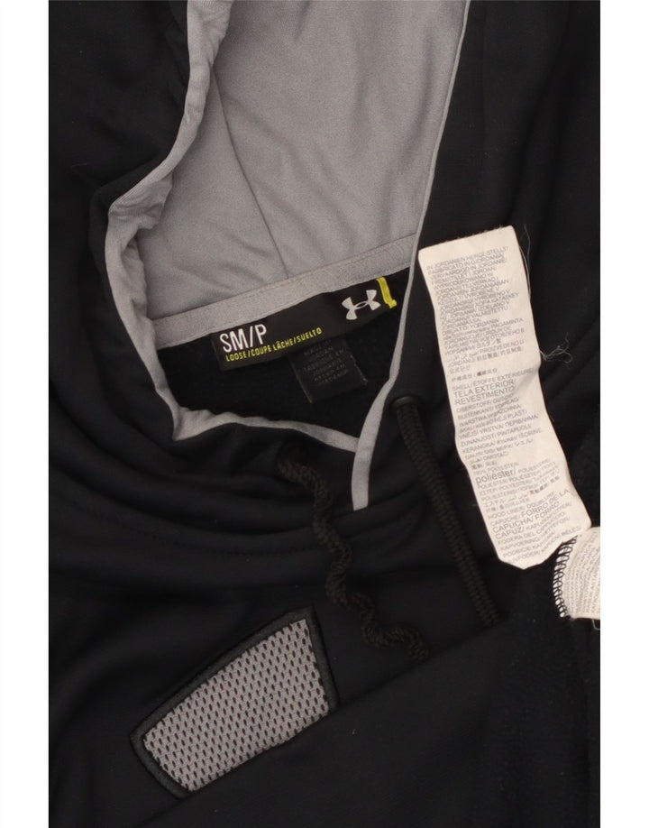 UNDER ARMOUR Muška majica s kapuljačom s kapuljačom, mali crni poliester