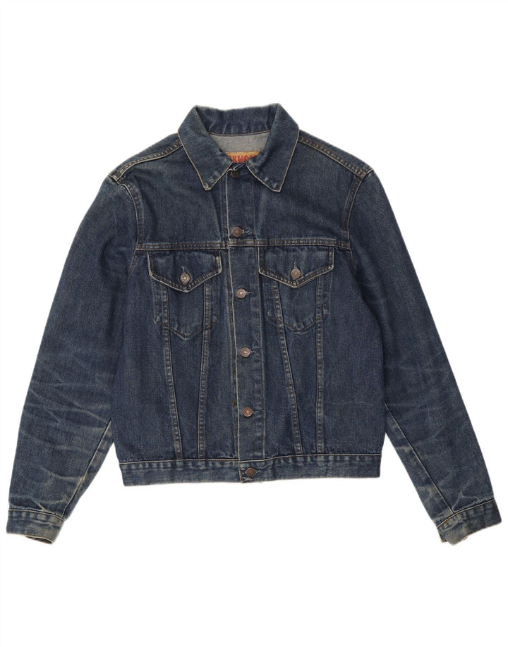 Vintage muška traper jakna UK 40 Large tamnoplava