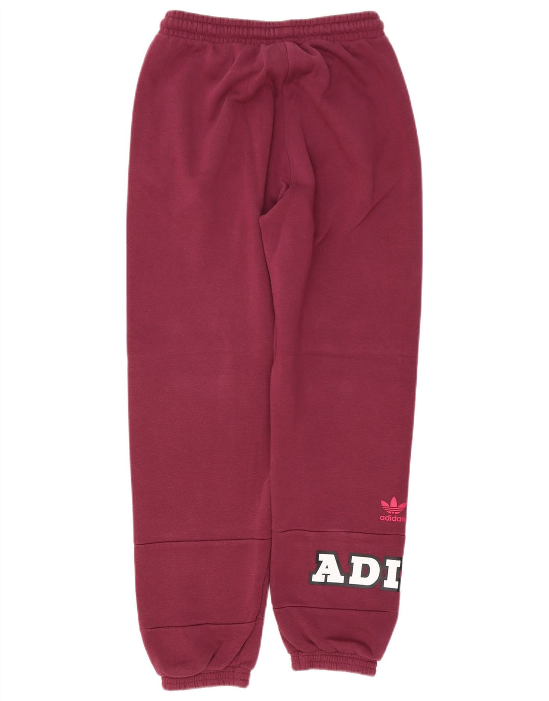 ADIDAS Ženske trenirke s grafičkim motivima Joggers UK 12 Srednje bordo