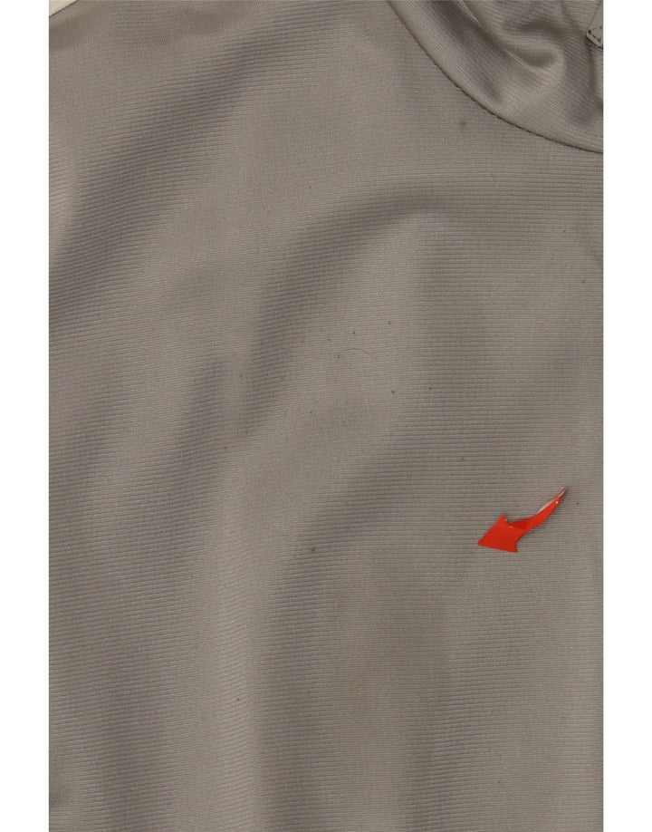 ADIDAS muška trenirka gornja jakna UK 44/46 veliki sivi poliester u boji