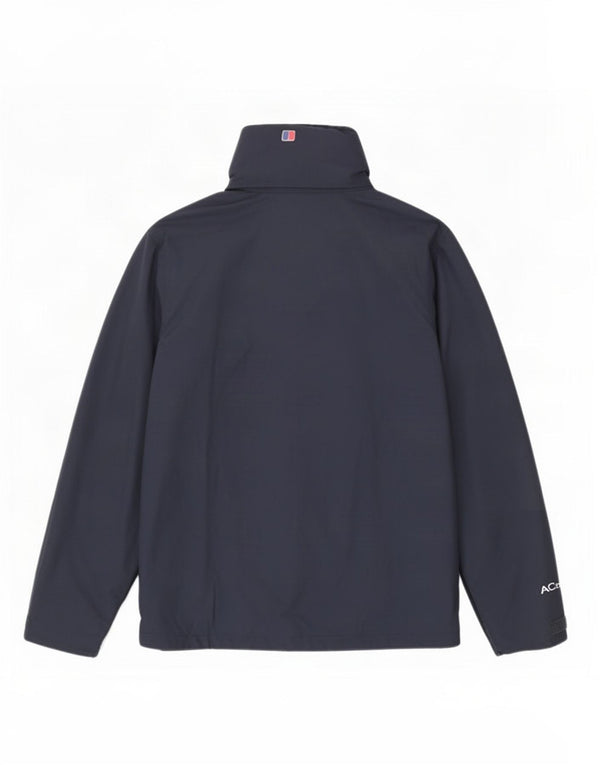 Berghaus muška vjetrovka s kapuljačom UK 40 velika tamnoplava poliamidna