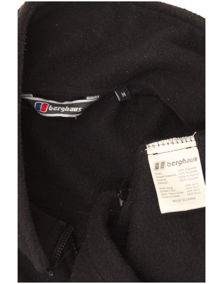 Berghaus muška jakna od flisa s podstavom UK 38 Srednji crni poliester