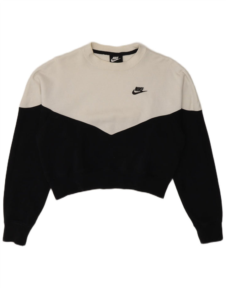 Nike ženska majica s kratkom majicom UK 14 srednje crne boje