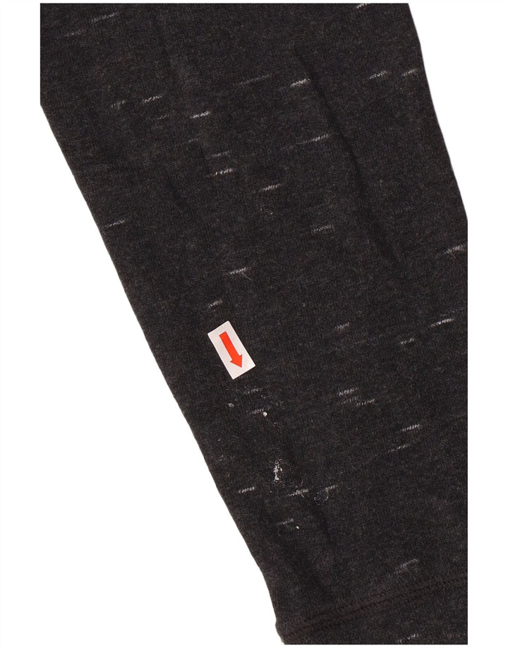 Champion ženska prevelika majica s kapuljačom UK 10 Mali sivi flekasti pamuk