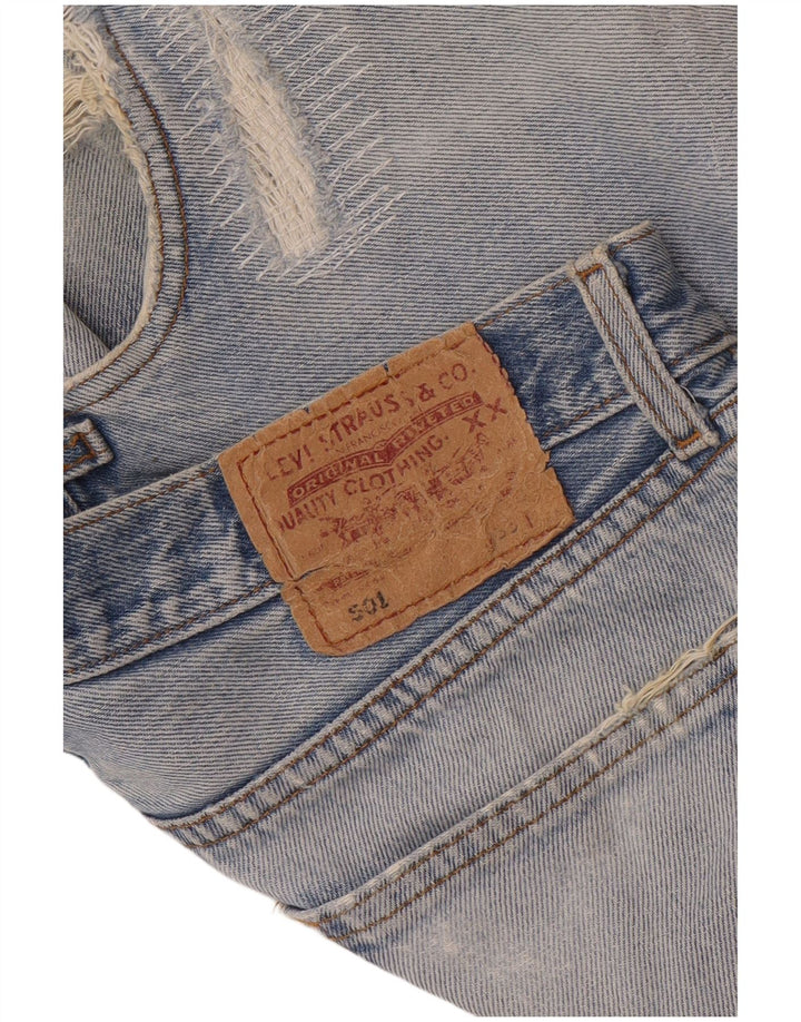 Levi's ženske kratke hlače od trapera 501, W33 srednje plave