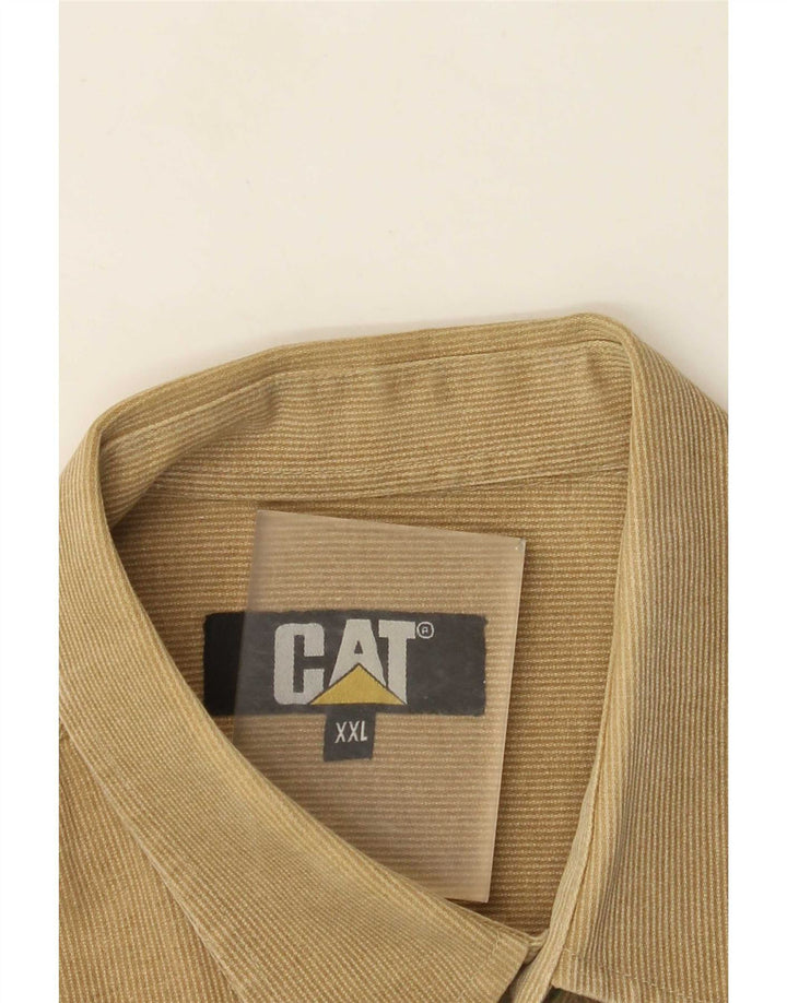 CAT muška košulja 2XL bež prugasta